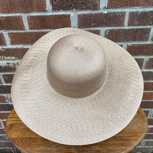 Vintage Street Smart by Betmar Gold Sun Hat Wide Brim Made in Taiwan
